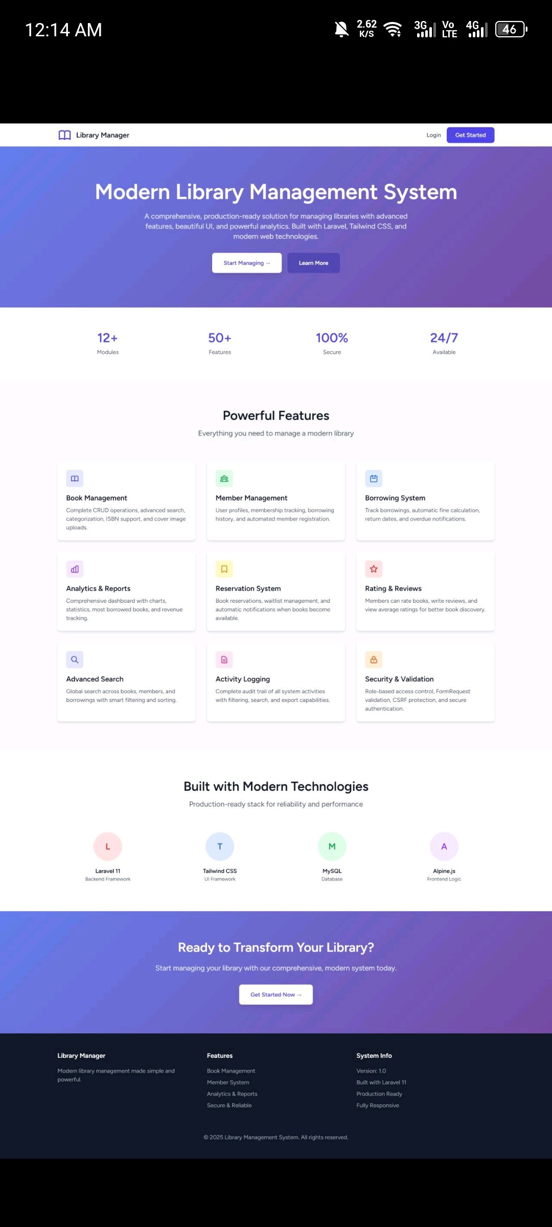 Library Management System